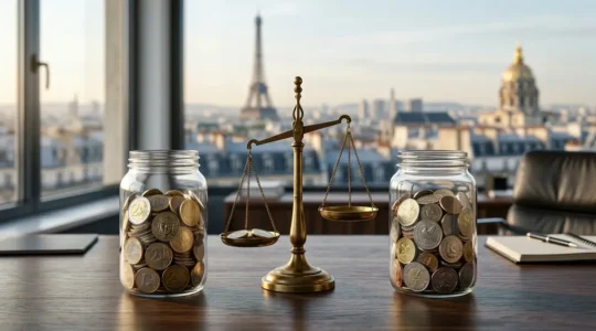 Comparaison visuelle entre compte-titres et PEA pour investissement boursier